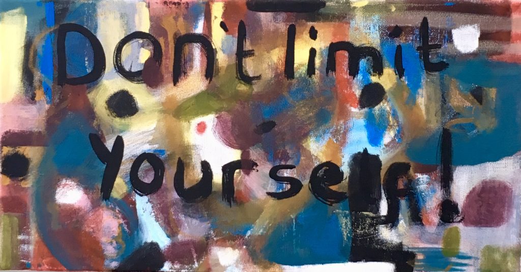 Painting limiting beliefs stop our lives from being perfect 