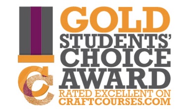 Craft courses gold award logo rated excellent on https://CraftCourses.com
