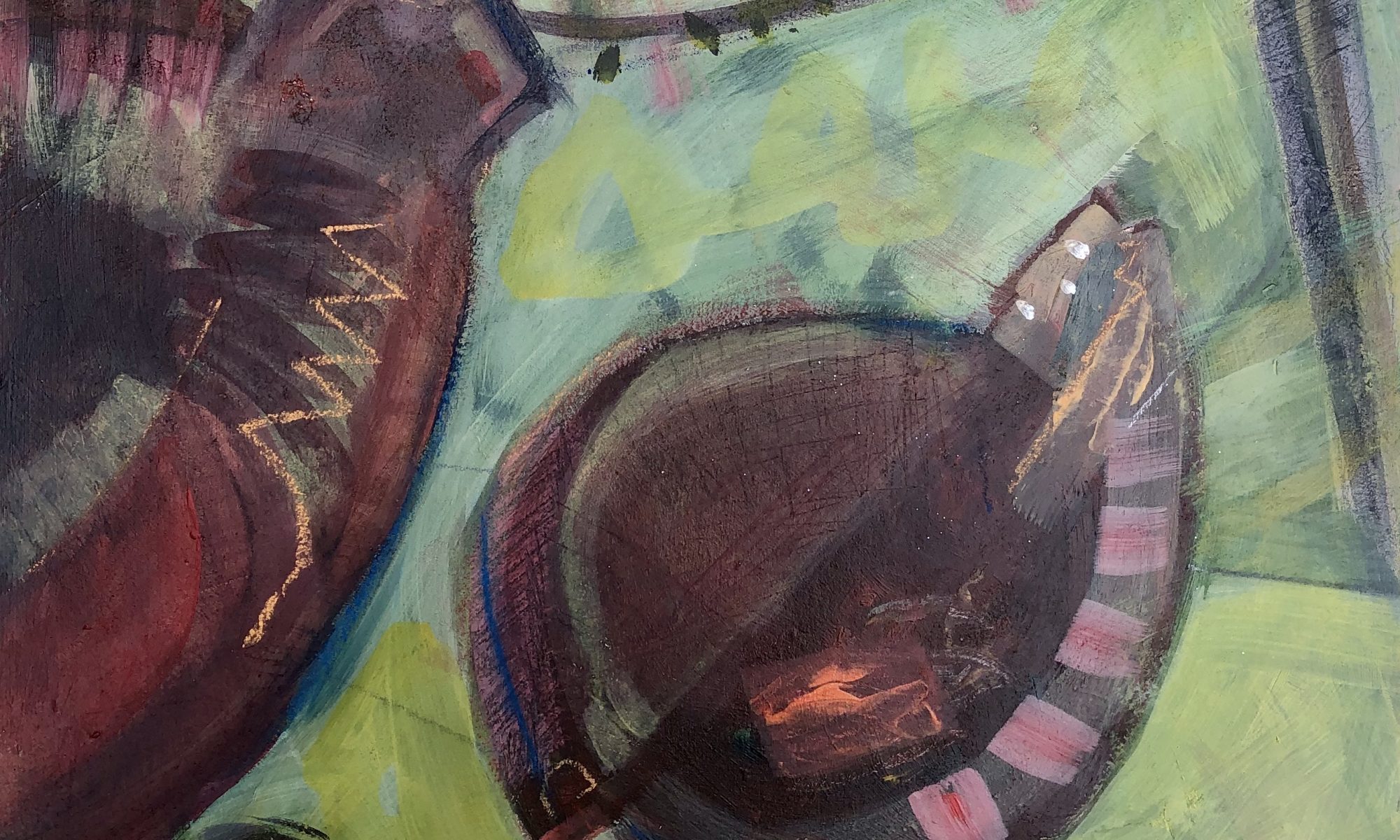 painting of Partridge II - 30 x 30 cm - Mixed Media on Board - £240
