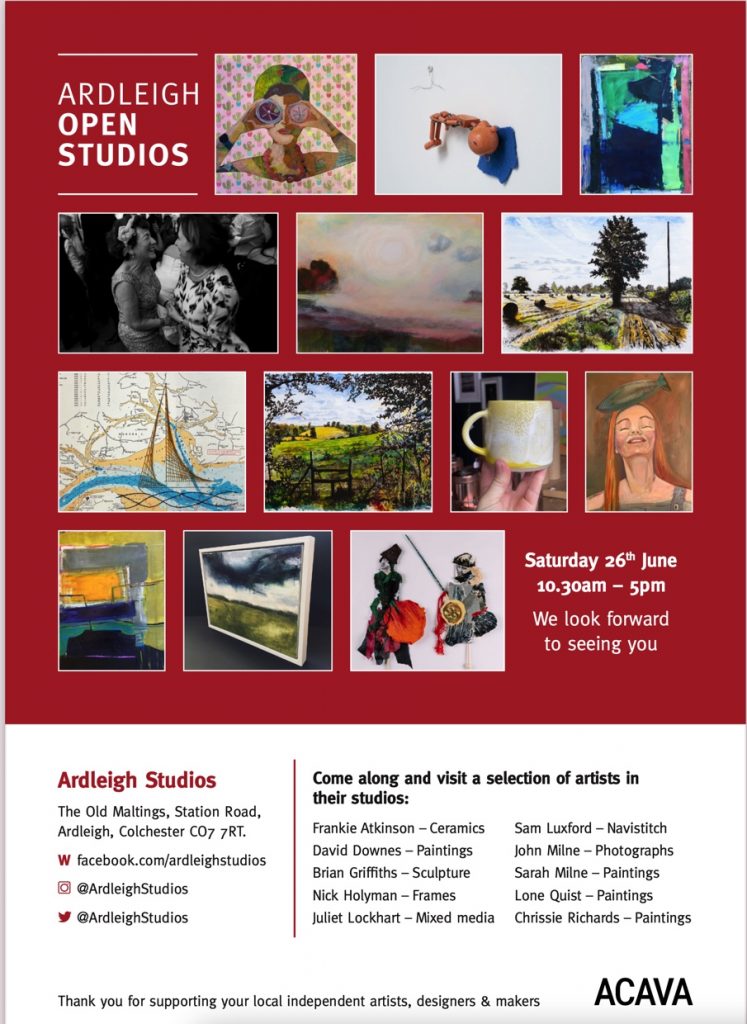 poster for Ardleigh Open Studios