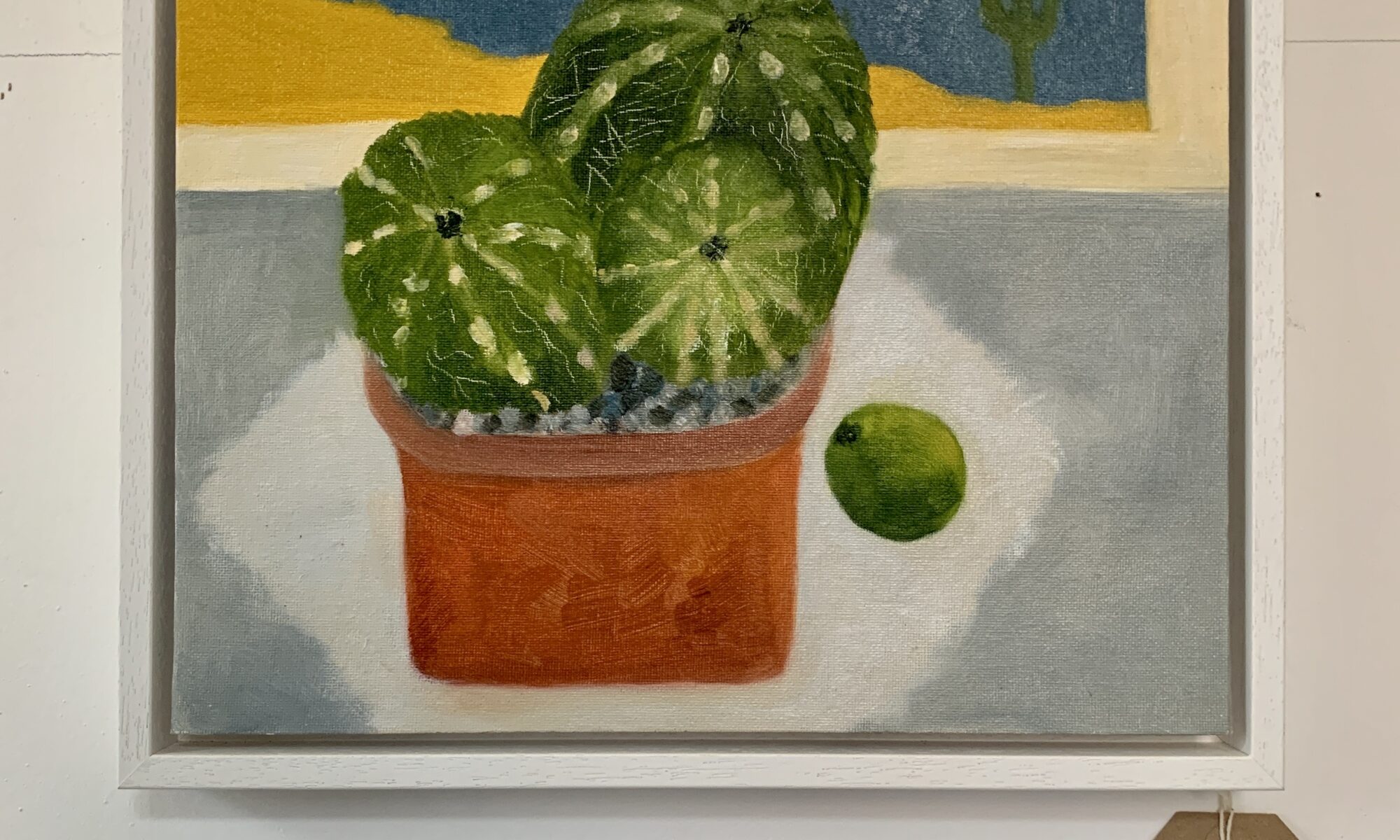 Cacti in search of Freedom - oil on board
