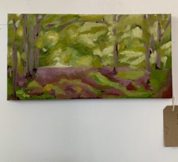 Into the Woods III - mixed media on canvas