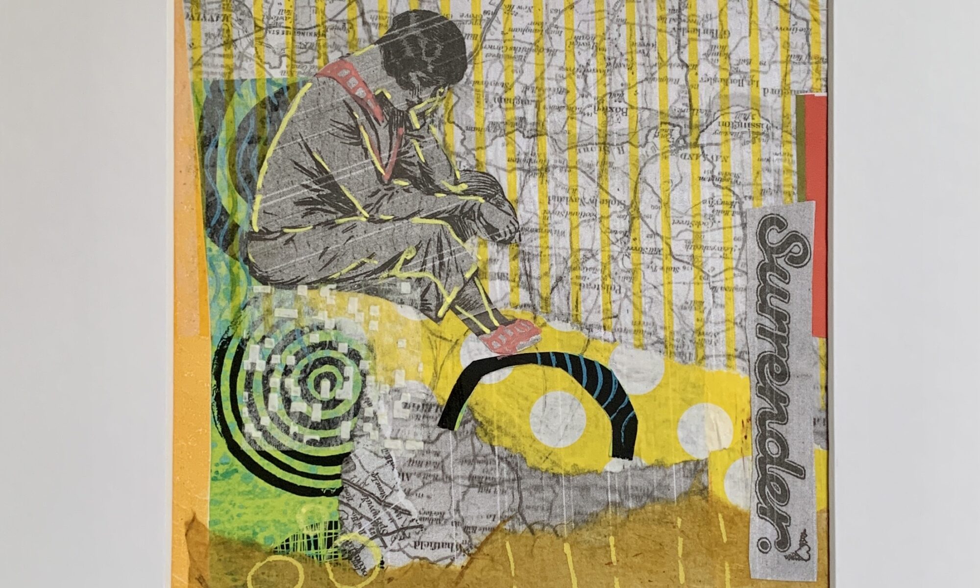 multi coloured collage